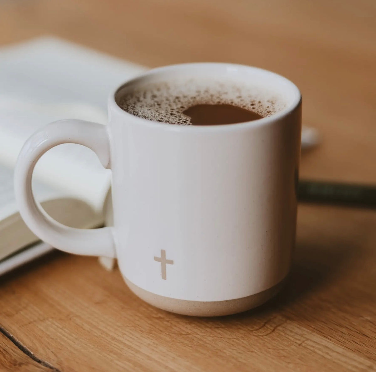 Cross Stone Mug