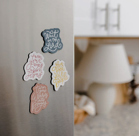 Turn Your Eyes Upon Jesus Magnet Set