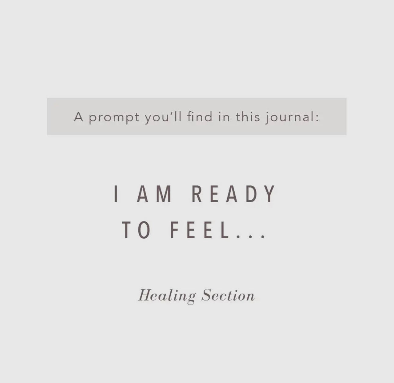 My Healing Journey Journal