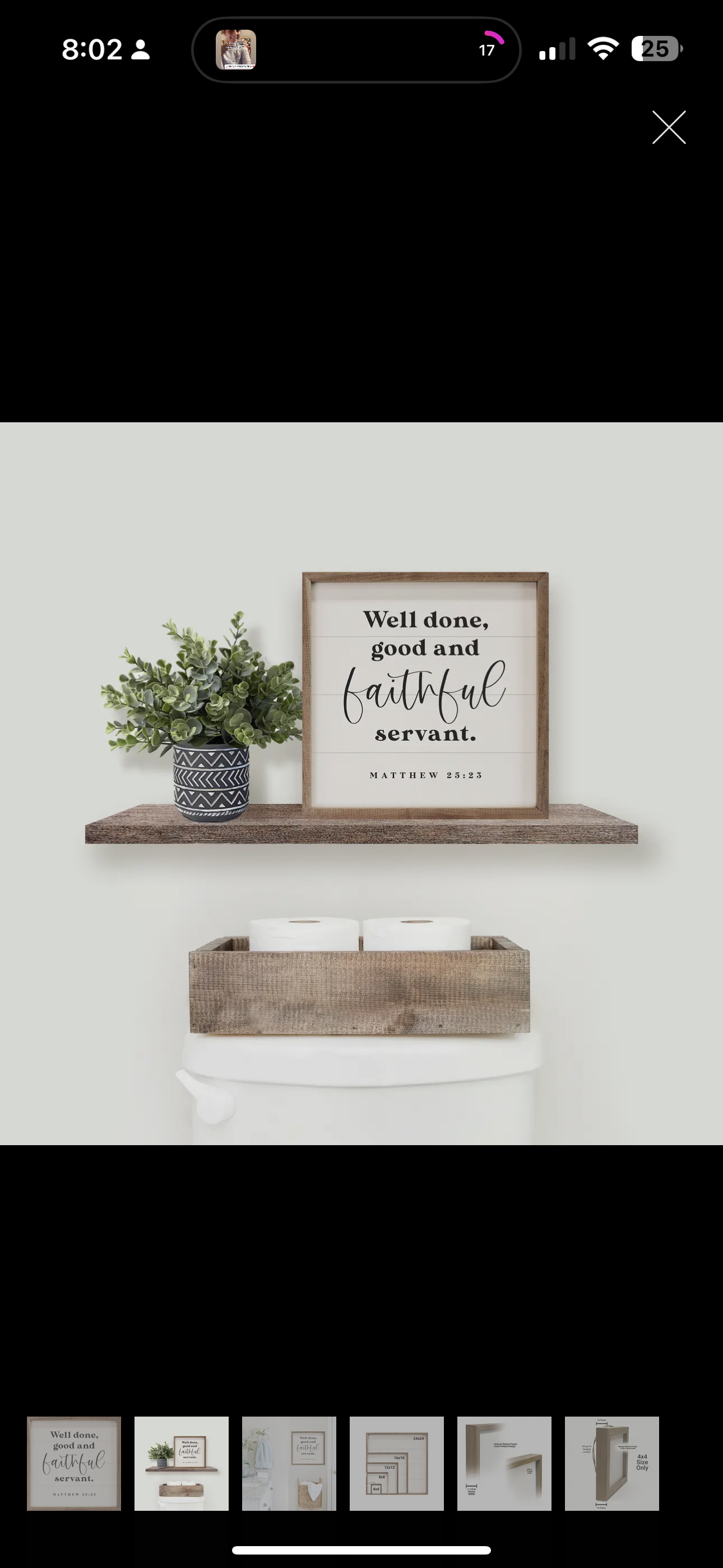 Faithful Servant Matthew Sign