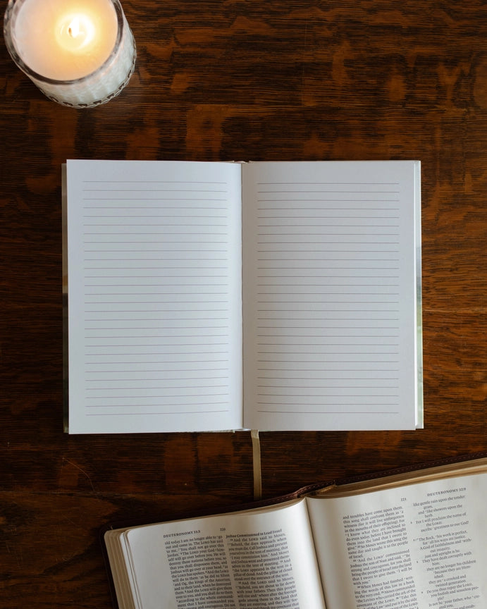 Be Strong & Courageous Blank Journal